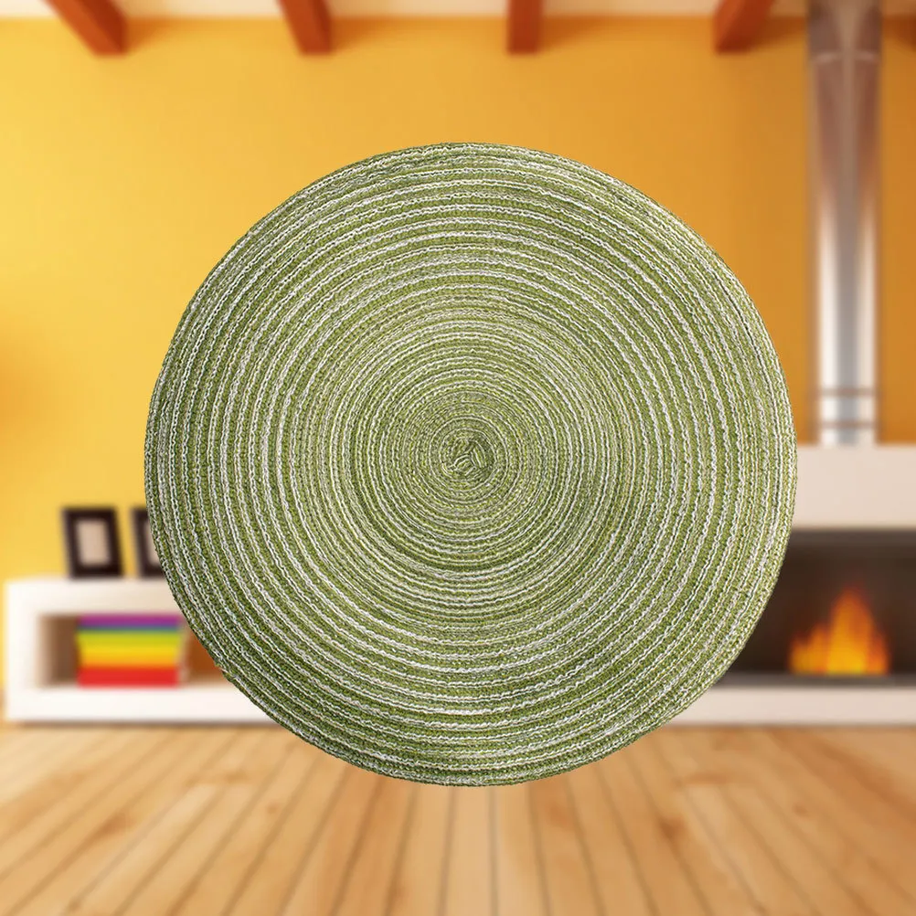 

35Cm Round Dining Table Placemats Heat-Resistant Antiskid Kitchen Table Mat for Home Daily Use Bbq Coffee Patio
