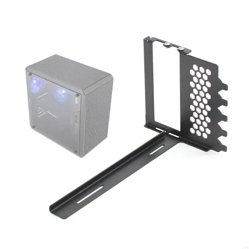 แนวตั้ง GPU Mount Bracket ผู้ถือกราฟิกการ์ด, การ์ด VGA สนับสนุนโลหะ Rack สําหรับกรณีคอมพิวเตอร์ DIY