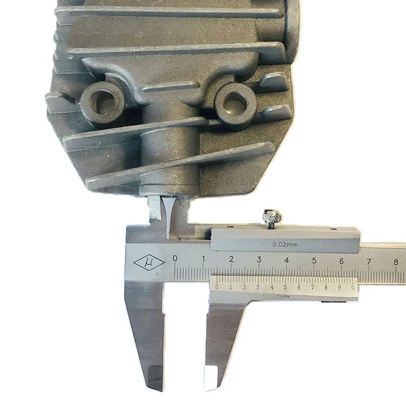 Gray Metal 1/2 3/8BSP  Female Threaded Cylinder Head Air Compressor Spare Parts Hardware Air compressor pump cylinder head