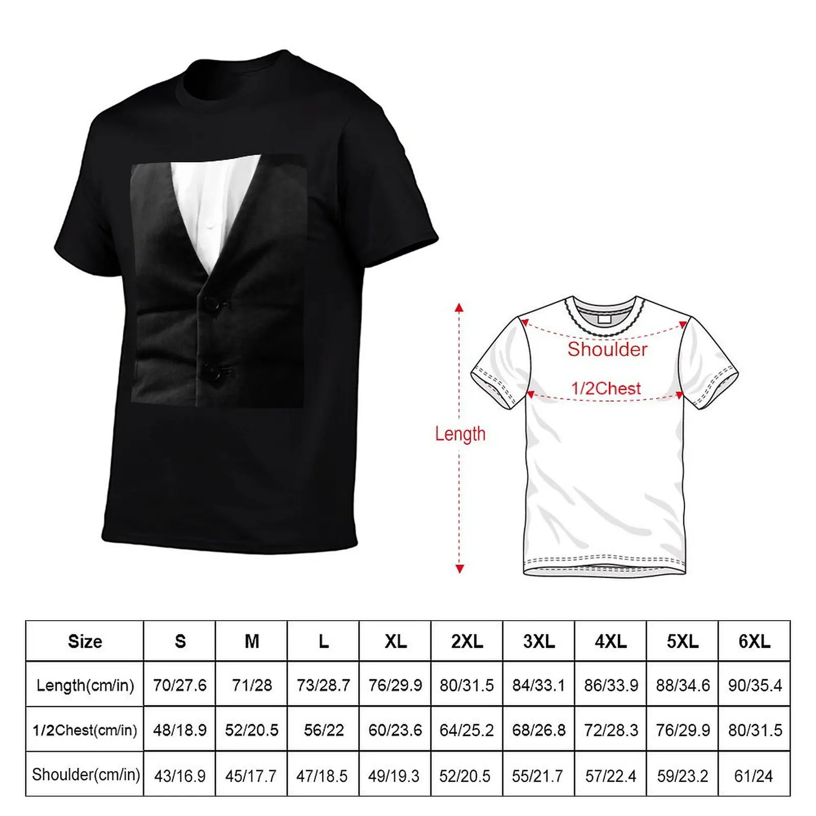 Three Piece T-Shirt plus size tops vintage t shirt men