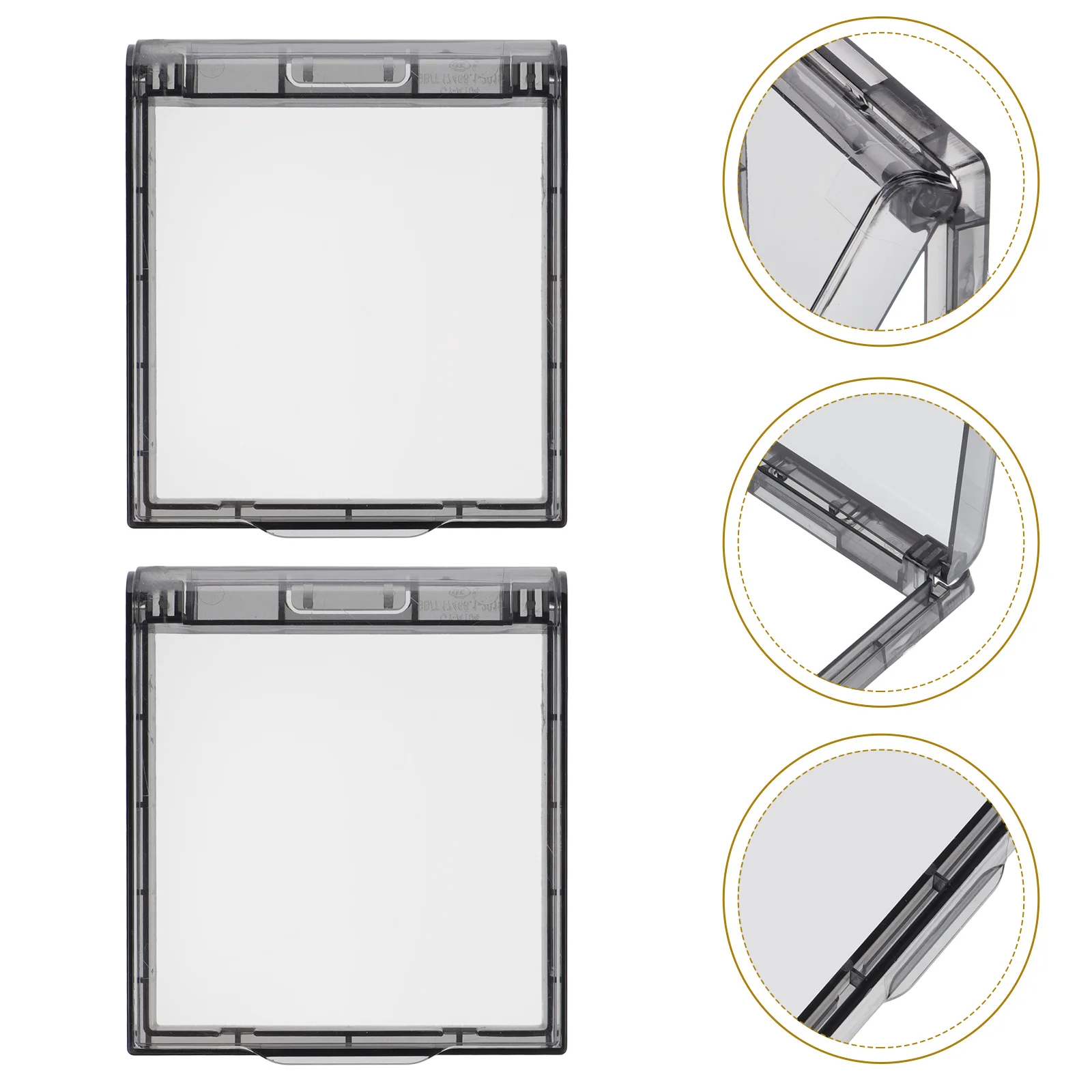 

3 Pcs Waterproof Cover for Switches Decorative Wall Protector Button Protective