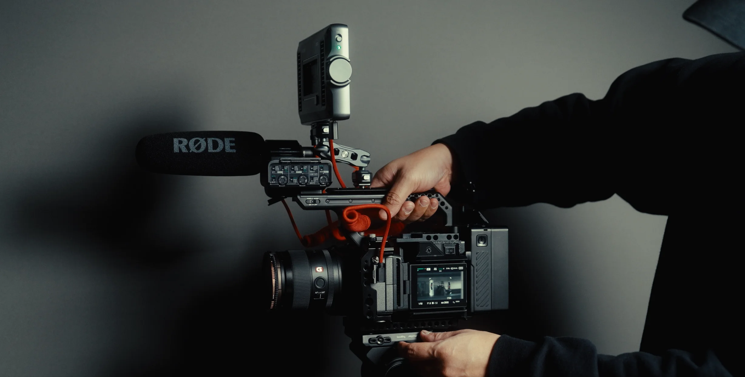 Smart D-tap to 2Pin Braided Power Cable forBMPCC Pyxis|Teradek|SmallHD|Z-CAM