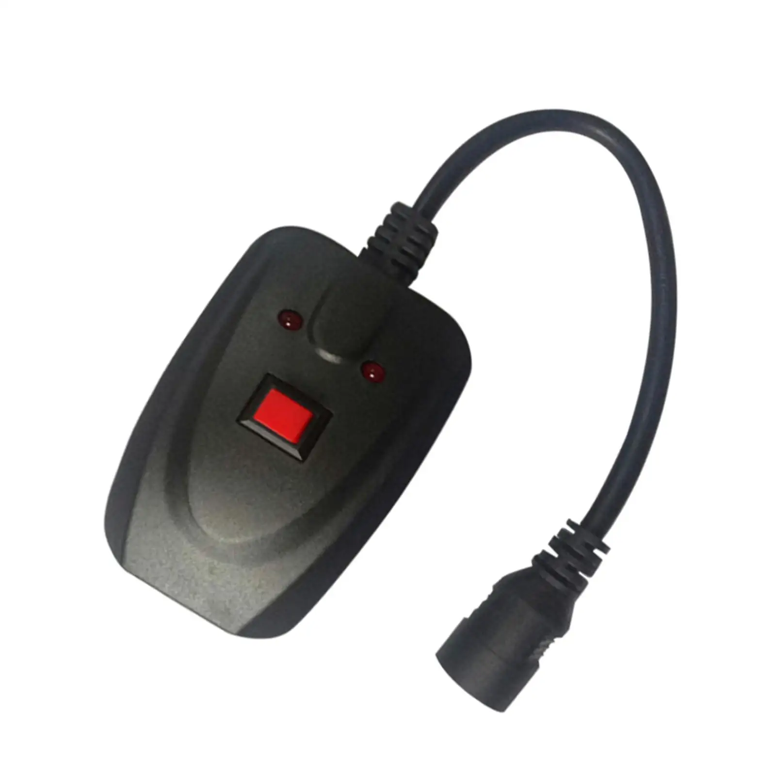 Fog Mister Wired Remote Control 3 Pins Interface 25cm Cable Black PC Material Replacement for 400W Stage Equipment