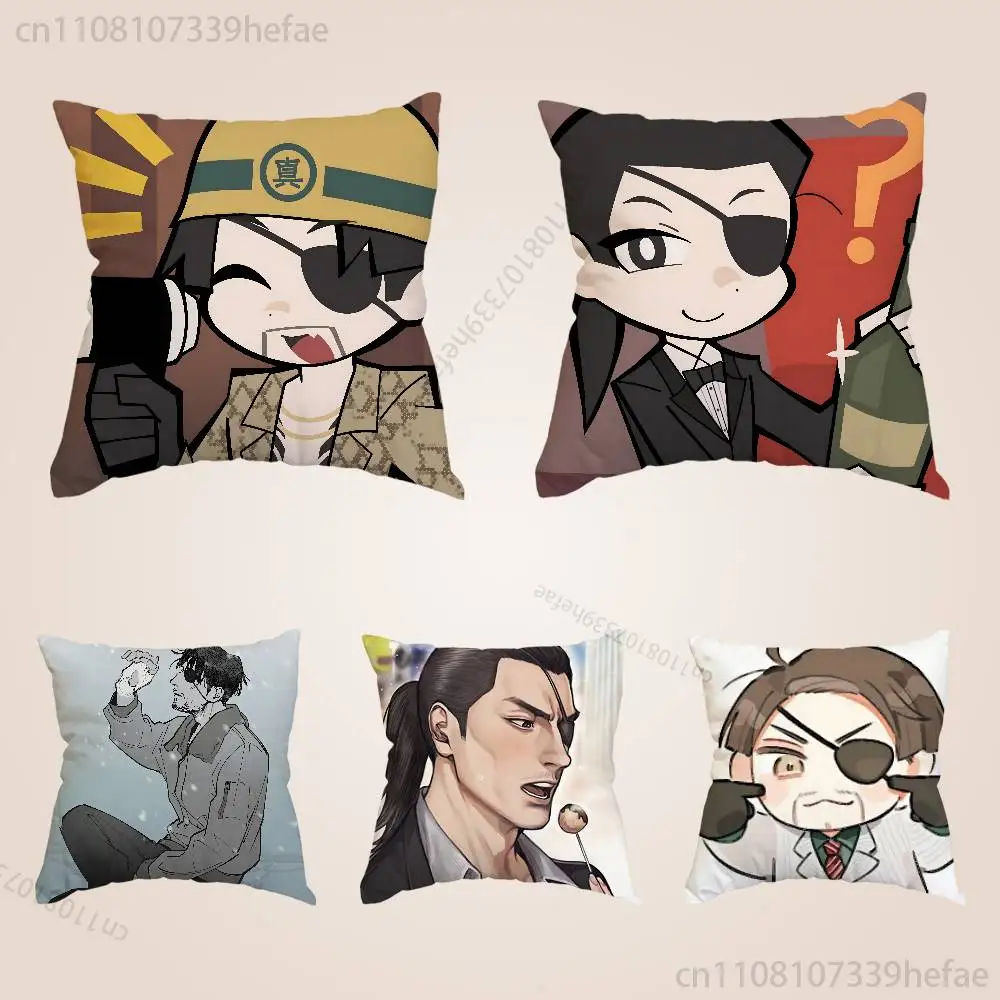 

Goro Majima Game Y-Yakuza Throw Pillow Case For Decoration 30cm 50cm 55cm Square Home Pillowcase Case
