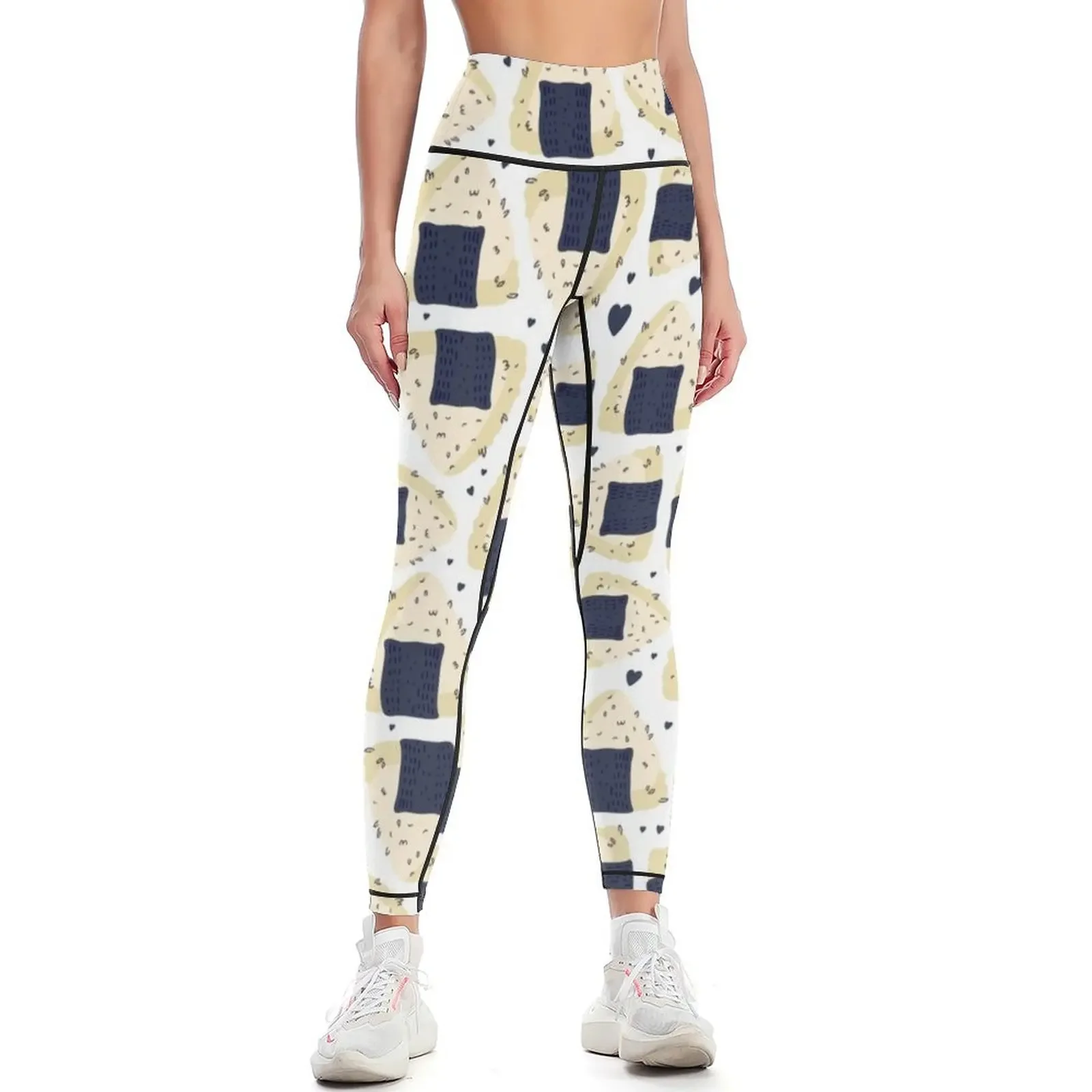 

Cute sushi (onigiri) Leggings Women's sportswear Pants sport for fitness Fitness's gym clothes Womens Leggings