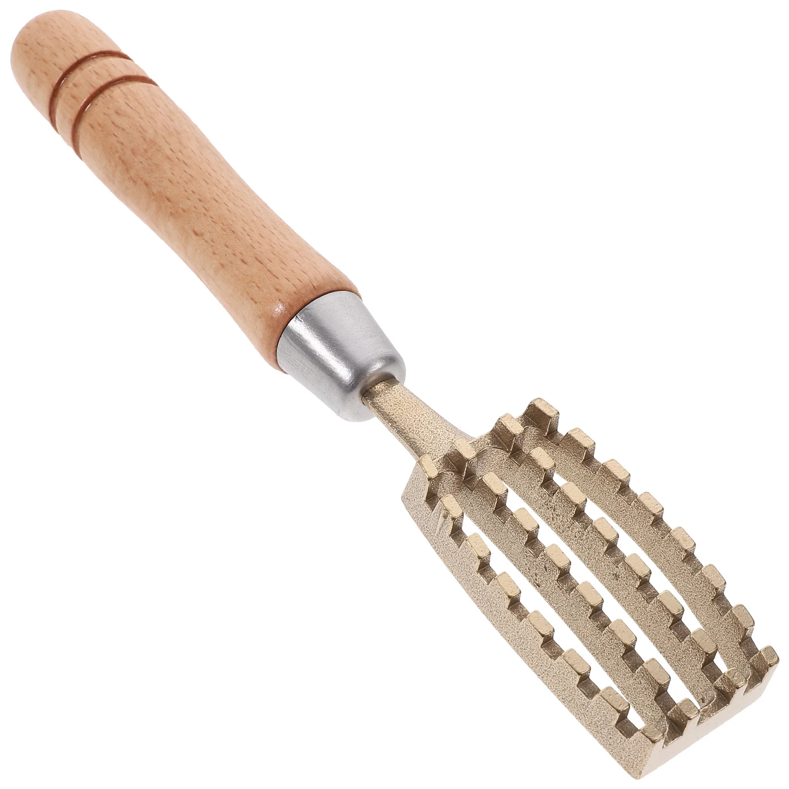 

Remover Wooden Handle Serrated Edge Scraper For Fast Seafood Cleaning Kitchen Tool Fish Scale Scraper
