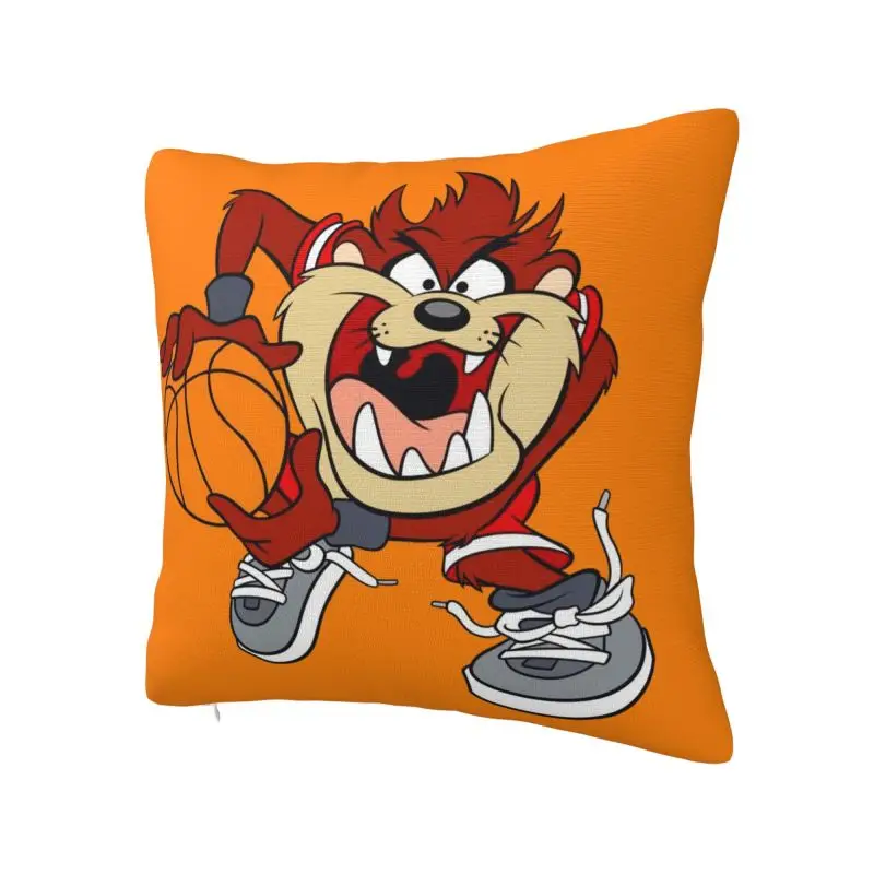 Custom Taz Tasmanians Devils Cushion Cover Home Decorative 3D Print Throw Pillow for Sofa Two Side