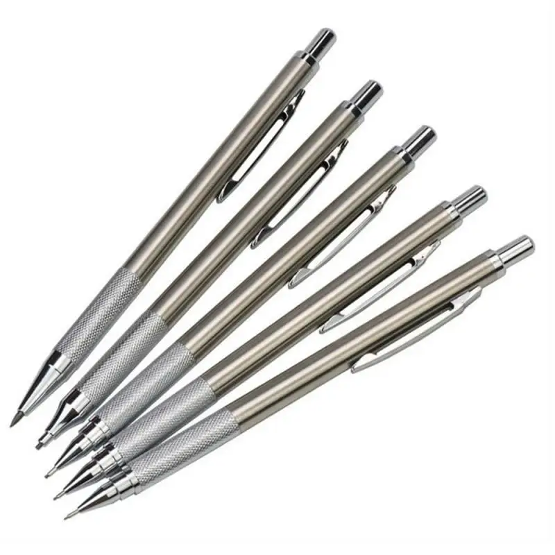 Stationery Creative Pencil Refill 0.3 0.5 0.7 0.9 1.3 2.0mm Metal Writing Products Writing High Quality Drawing Weighty