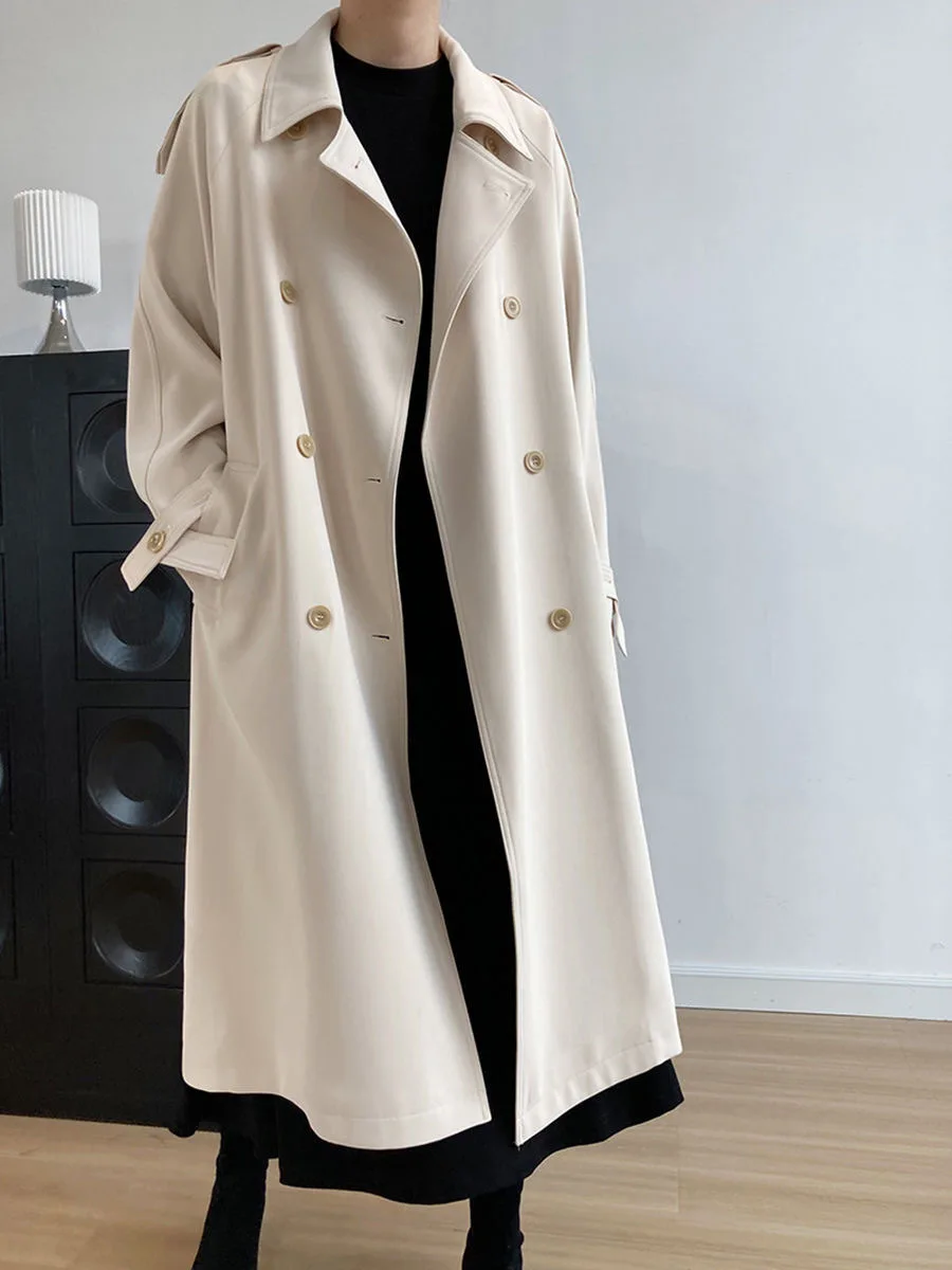 2024 this year\'s popular new British style coat for women spring and autumn mid-length French trench coat for women