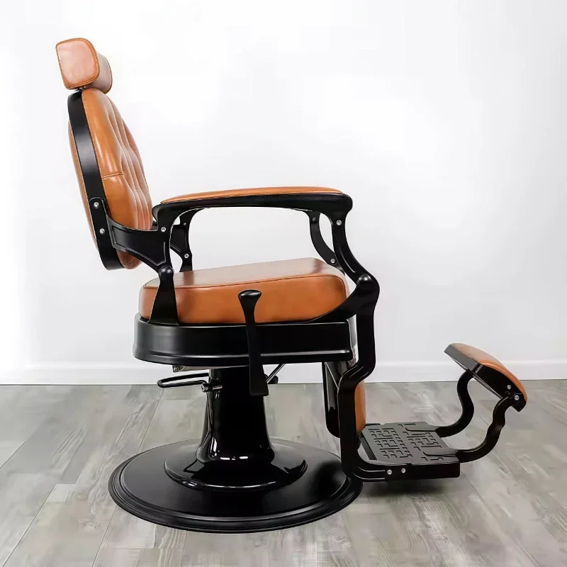 

Orange Barber Chair Salon Furniture for Beauty Salon Hair Salon Chair Sedie Per Estetista Commercial Furniture