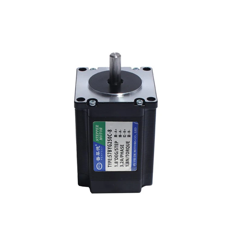 57 Stepper Motor Engraving Machine Nema 23 57BYG250C 1.8N Two-phase Hybrid Single Axis Motors Shaft 8MM 3D Printer SMT Machine