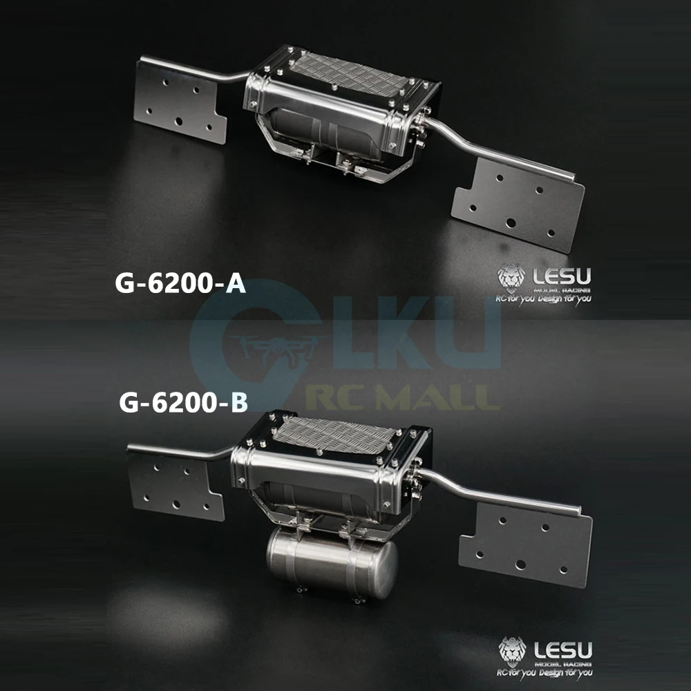 LESU G-6200 AB Fascio di coda in metallo fanale posteriore serbatoio carburante set universale Tamiya 1/14 RC modello di camion giocattolo aggiornamento parti di modifica