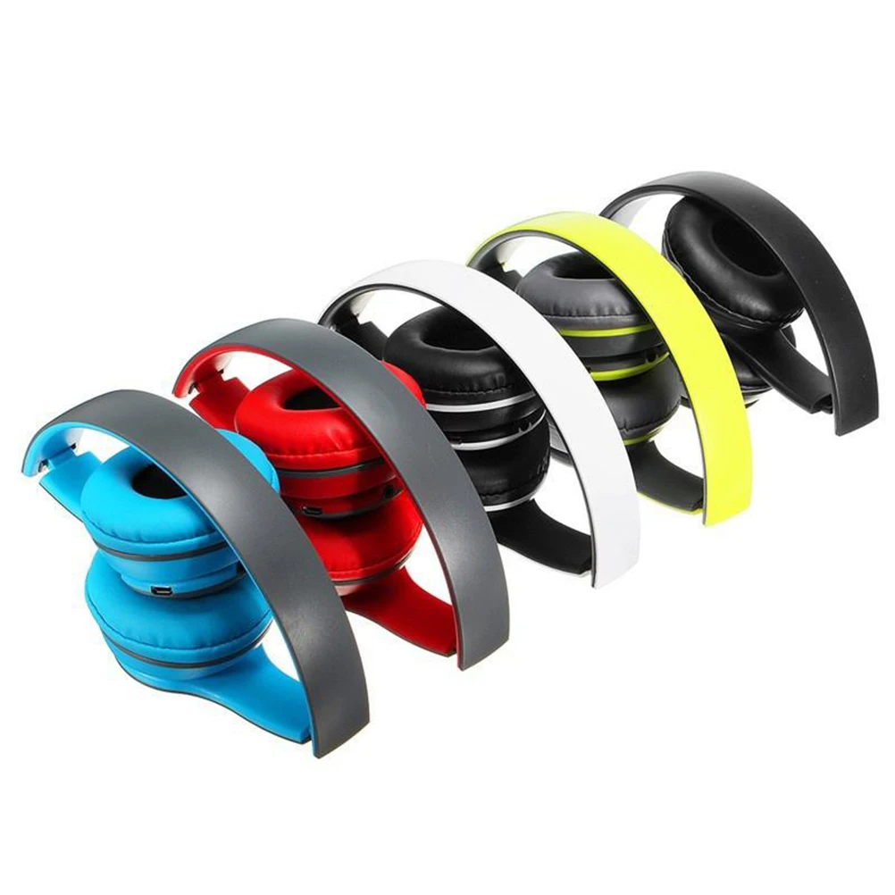 

Wireless Headphones Foldable Lightweight Adjustable Headband Portable Headset for Smartphones Tablets Laptop Pc