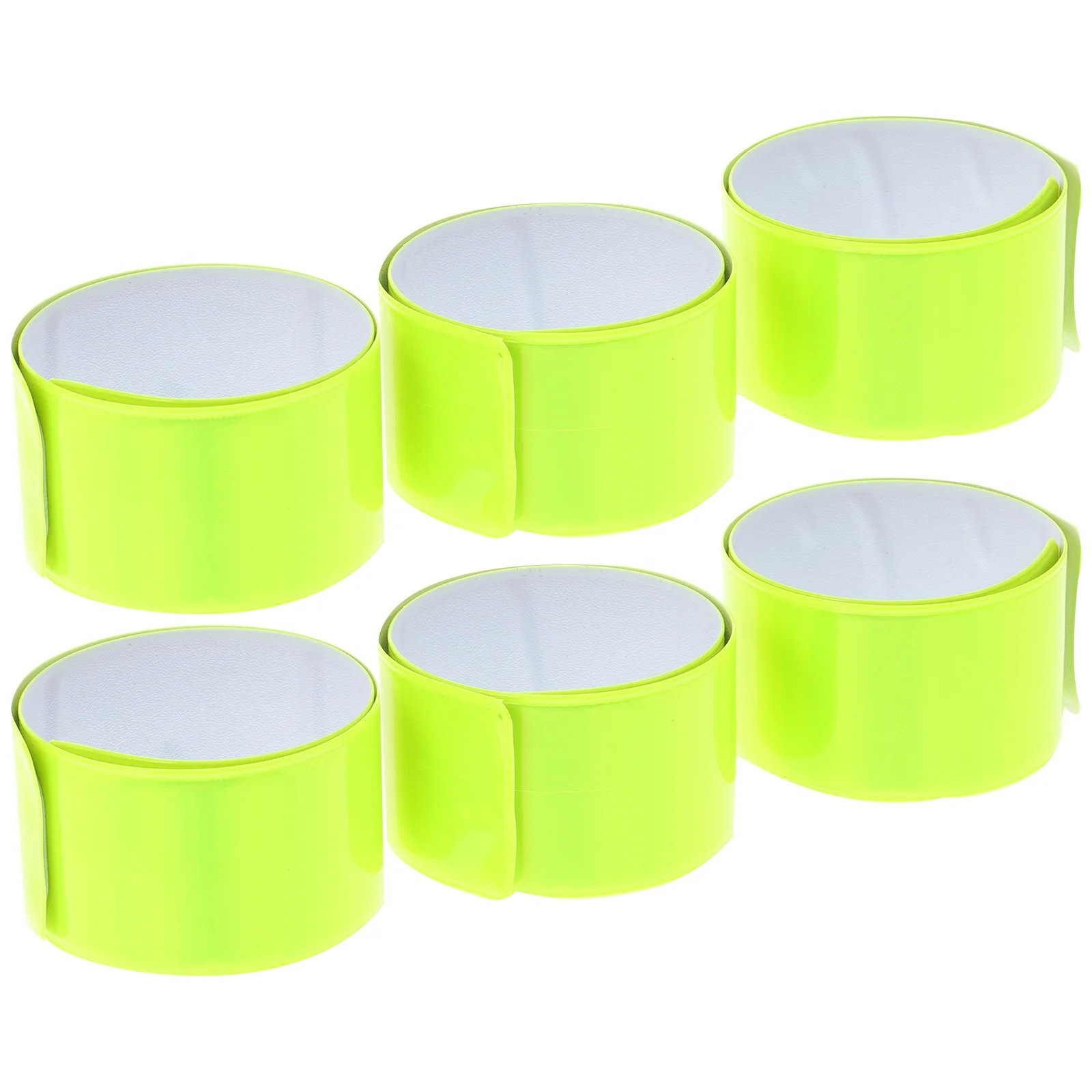 6 Pcs High Visibility Reflective Bands Papa Circle Tape Device Night Run Running Vest