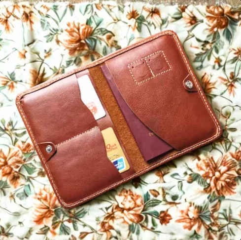 Custom Bi-fold Passport Holder Cutting Die Wooden Mold DIY Handmade Leather Punch Tool