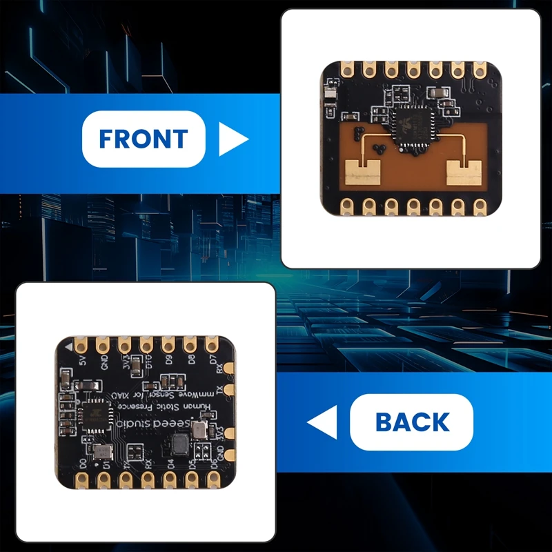 24Ghz Mmwave Radar Sensor For XIAO Human Static Presence-FMCW For Arduino Home Assistant Esphome