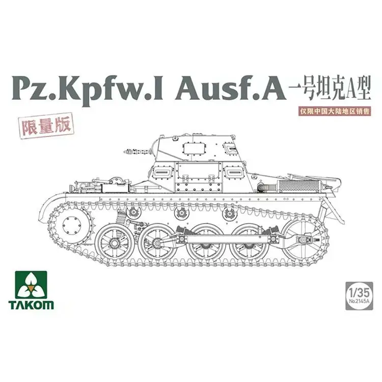 Takom 1/35 Scale Pz.Kpfw.I Ausf.A Model Kit 2145A