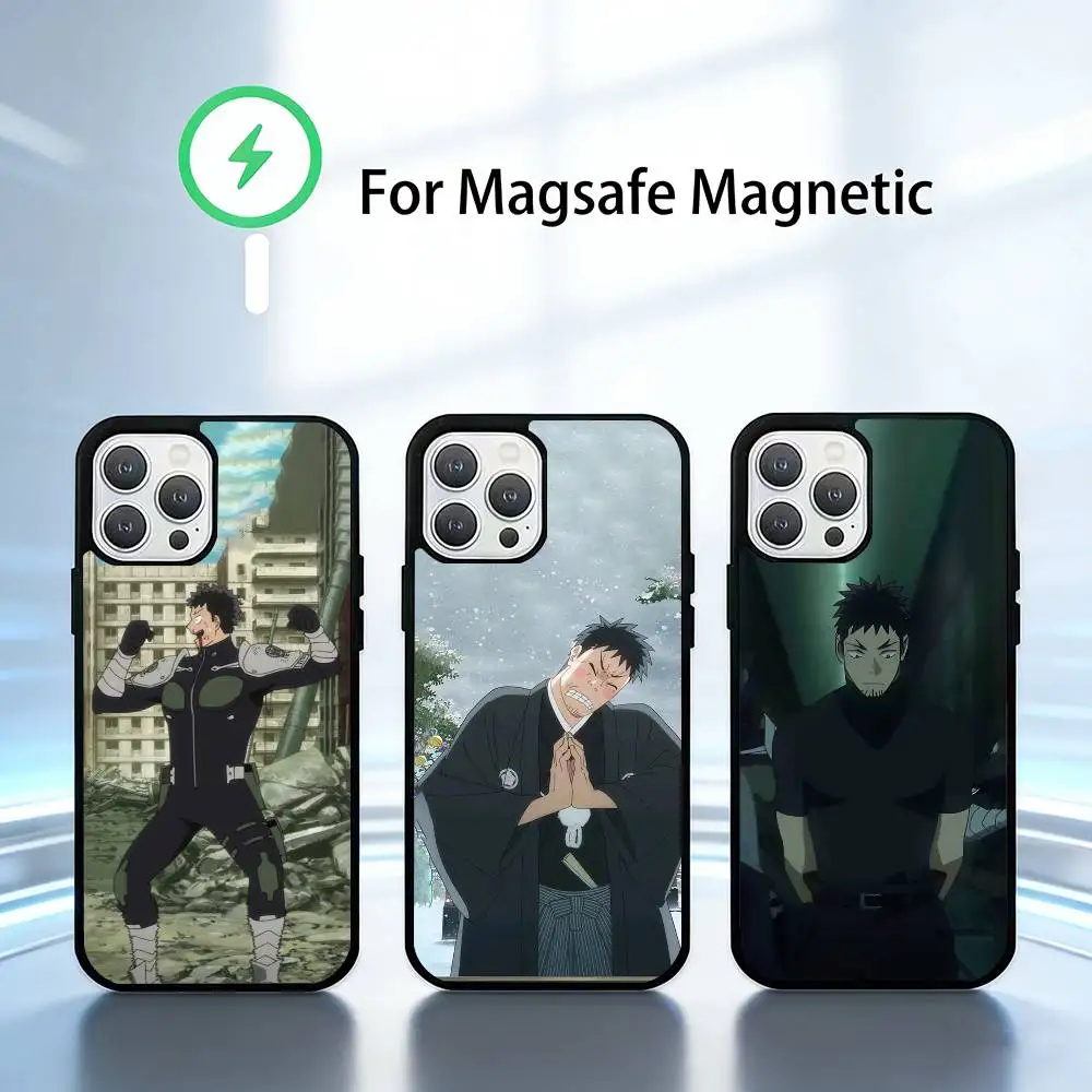 

Hibino Kafuka Phone Case For iPhone 14,16,15,13,17,12,Plus,Pro,Max Magnetic For Magsafe Frosted Cover