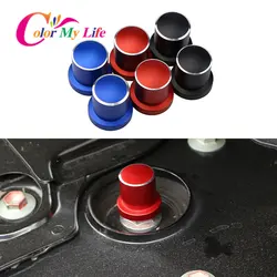 2Pcs Shock Absorber Screw Cap Protective Nut Cover for Mitsubishi ASX Outlander Evolution Pajero Eclipse Aluminium Accessories