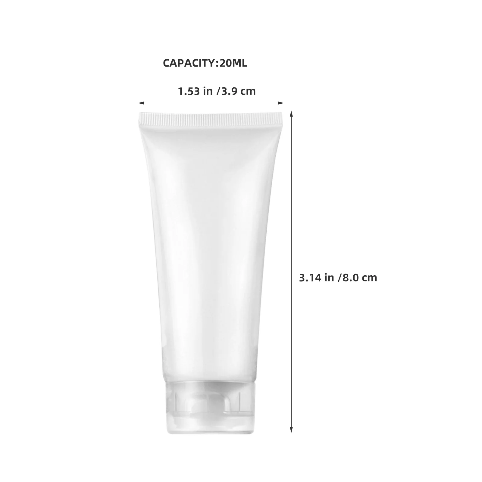 30Pcs Empty Travel Tubes Refillable Leakproof Plastic Squeeze Bottles for Shampoo Lotion Shower Gel Body Cream Easy Refill