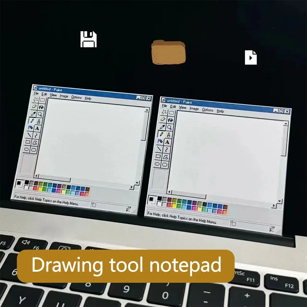 لوحة ملاحظات لاصقة مربعة مكونة من 50 ورقة - مثالية للطلاب وديكور المكاتب ورق مذكرة جمالي للوازم المكتبية المدرسية
