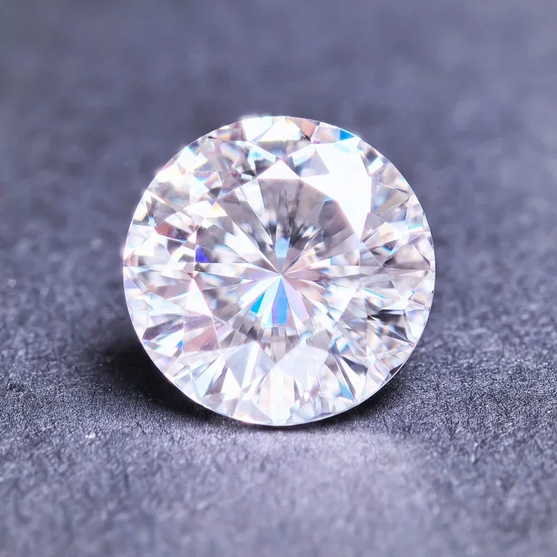 

Moissanite Stone Blue Flame Fire Colorful Cut D Color Lab Grown Charm Diamond for DIY Jewelry Making Materials GRA Certificate