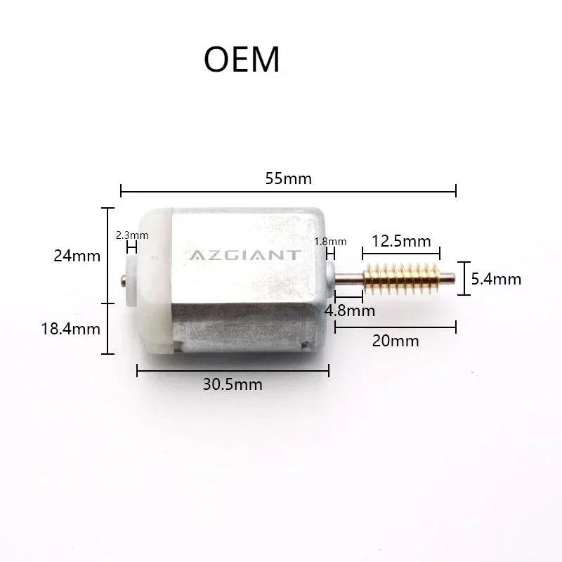 DC Motors for Audi Q2, Q3, Q5, Q7, A4, A5, A6, C6 Rearview Mirror Folding Motor Actuator 12V