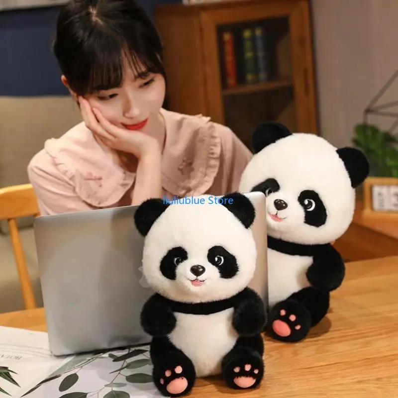 

Cartoon Panda Doll Lovely Panda Stuffed Doll Children Appease Doll Sleeping Gift Home Office Decors Doll 62CF