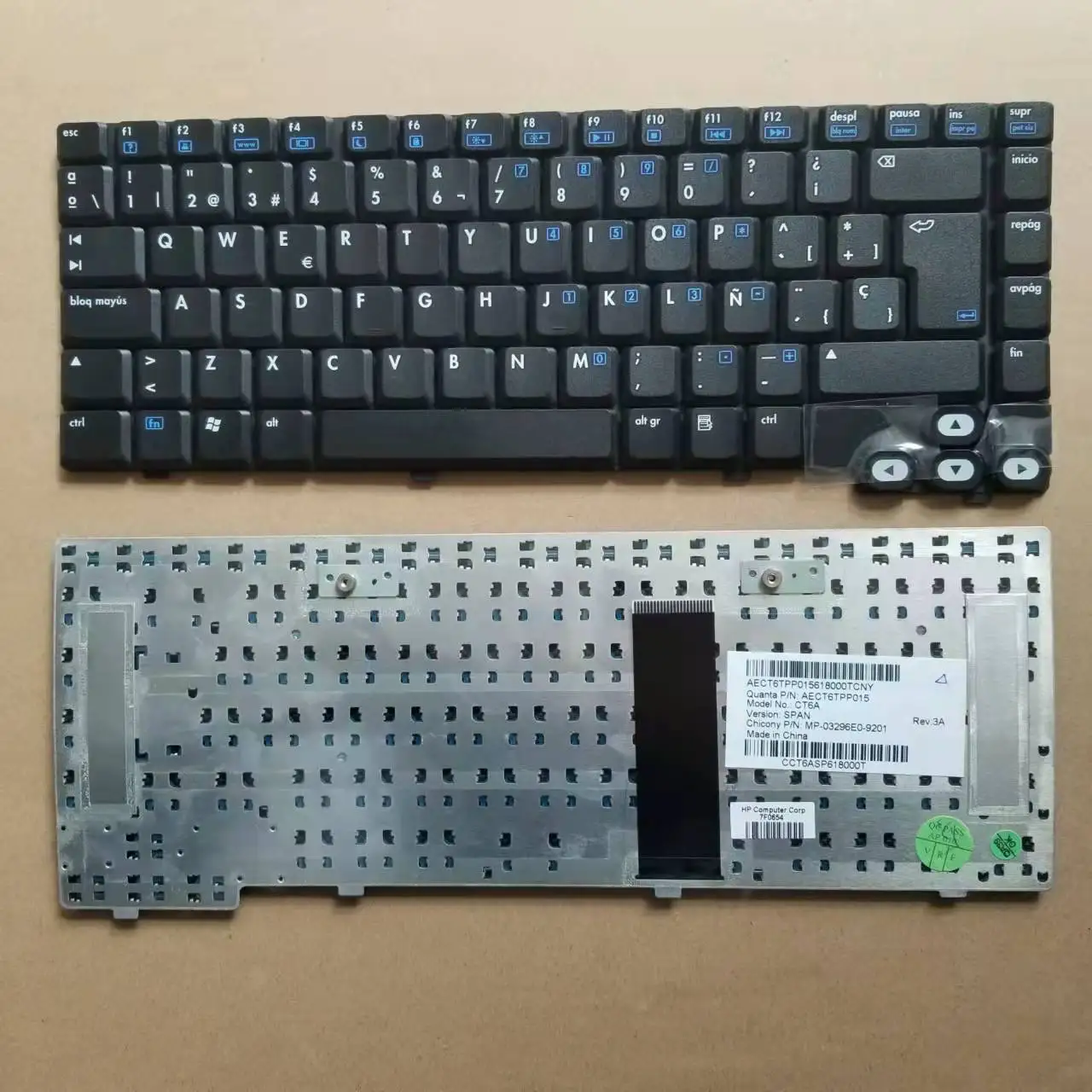 

New SP Spanish Keyboard For HP Pavilion DV1000 DV1100 DV1200 Black