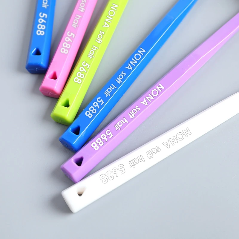 노나 초극세사 칫솔, 스위스 스타일 5460 고밀도 수동 칫솔, 부드러운 세척 및 잇몸 관리, 홈 세트,