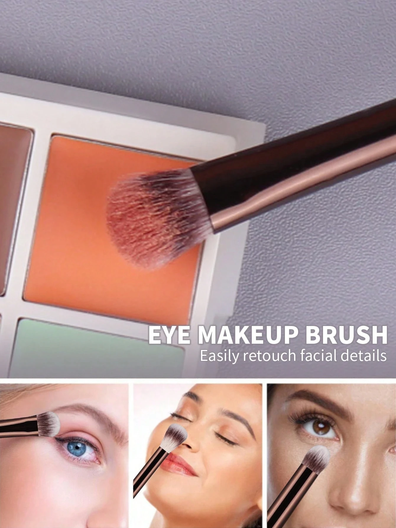 مجموعة فرش مكياج احترافية مكونة من 13 قطعة، تتضمن فرش مكياج أنبوبية من الألومنيوم الناعم: فرشاة كريم الأساس، فرشاة كونتور، فرشاة أحمر الخدود #5