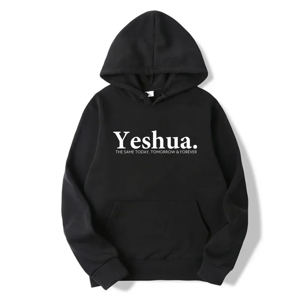 

Yeshua Christian Hoodie Christian Apparel Faith Gift Women Graphic Hoodies Casual Long Sleeve Jesus Sweatshirt Spring Autumu Top