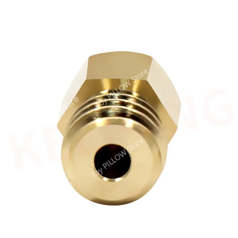 Suitable for 3D printer accessories MK8 nozzle hot selling brass engraving pointed extruder special extrusion head