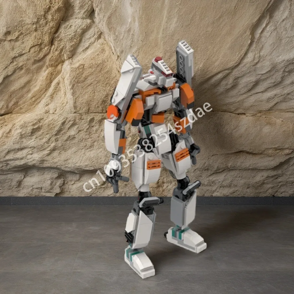 

299 шт. MOC гуманоидная битва, меха, строительные блоки, развивающая рождественская игрушка, подарок, развивающая рождественская игрушка для взрослых, подарок