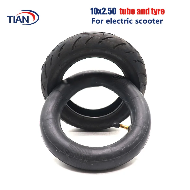 10x2.50 (60/85-6) 10x2.50 wheel for Electric Scooter Balancing Hoverboard self Smart Balance Tire 10 inch tyre Inner Tube