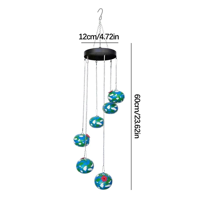 Charming Wind Chimes para o exterior, Alimentadores de pássaros, Ant e Bee Proof, Nunca vazam, Decoração perfeita do jardim