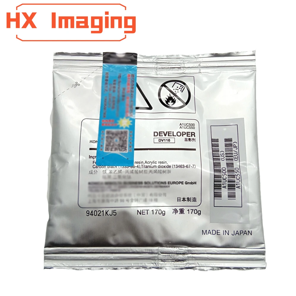 DV116 Developer Powder For Konica Minolta Bizhub 184 185 191 195 164 215 235 DV-116 A1UC500 A1UC550 170g/bag