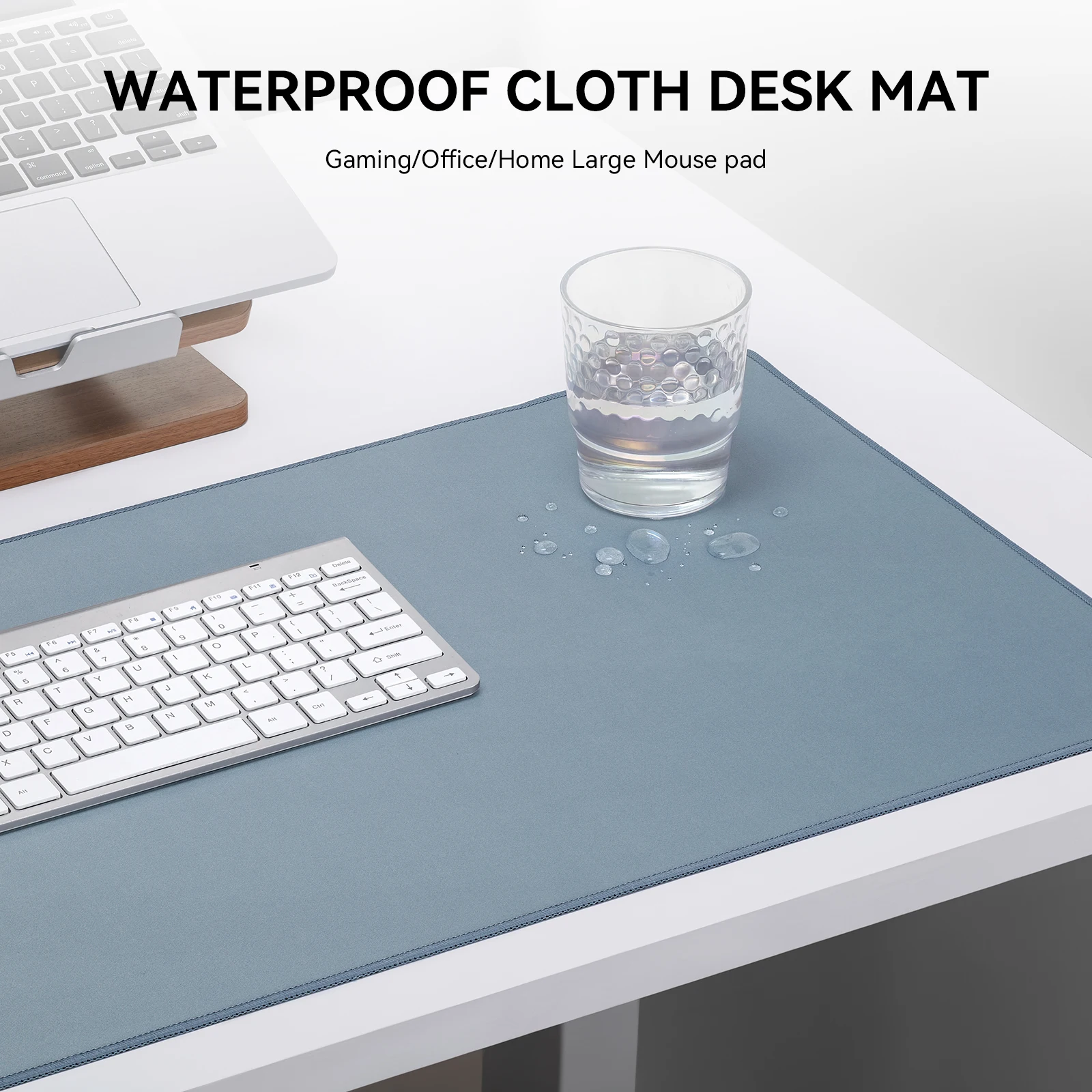 

Large Gaming Mouse Pad with Non-Slip Rubber Base,Stitched Edge,Waterproof Desk mat for Laptop,Computer & PC, Gamer,Office & Home