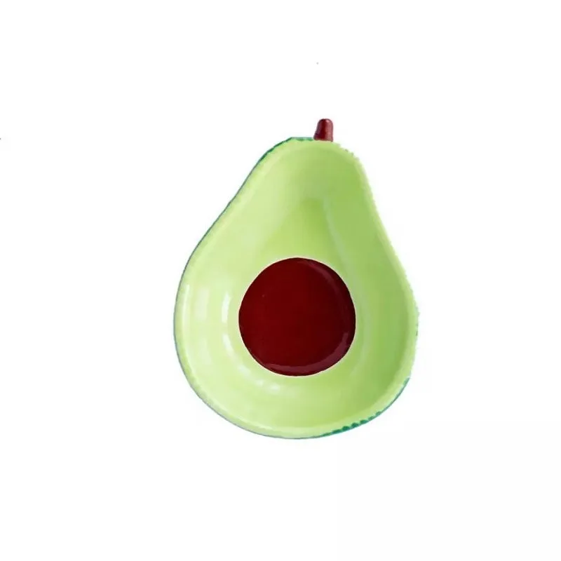 

CX cute avocado shape bowl plate ceramic tableware creative bowl personalized fruit salad bowl