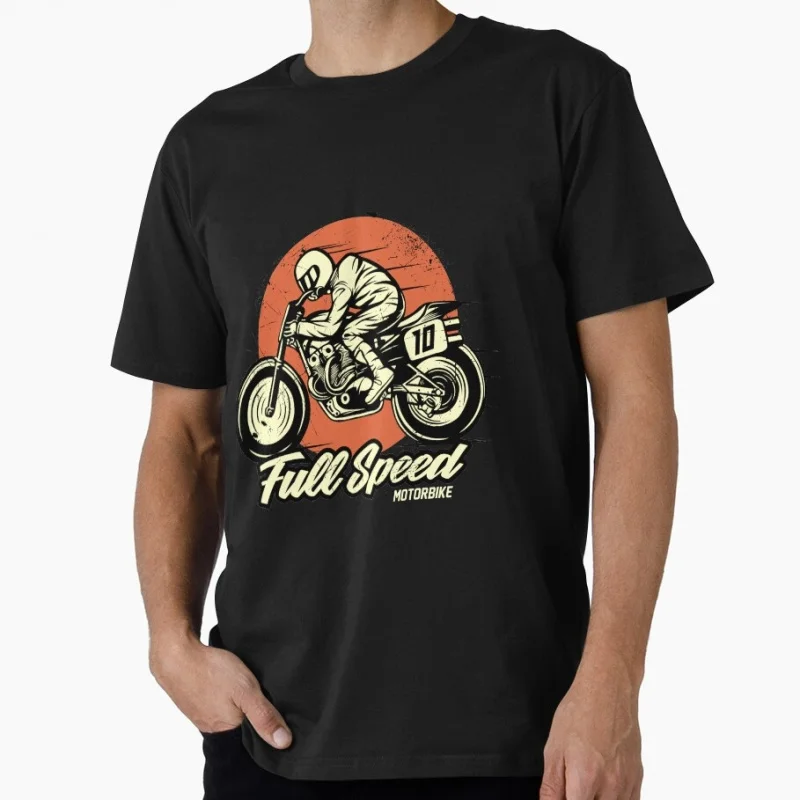 

Full Speed Moto Racing Motorcycle Gift t shirt for Rider 100% cotton O-Neck Short Sleeve Graphic Clothes All size tops S-6XL