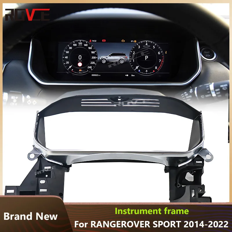 

ROVCE Internal Instrument Panel Decorative Frame Dashboard Cover For Land Rover Range Rover Sport L494 2014-2022 Accessories