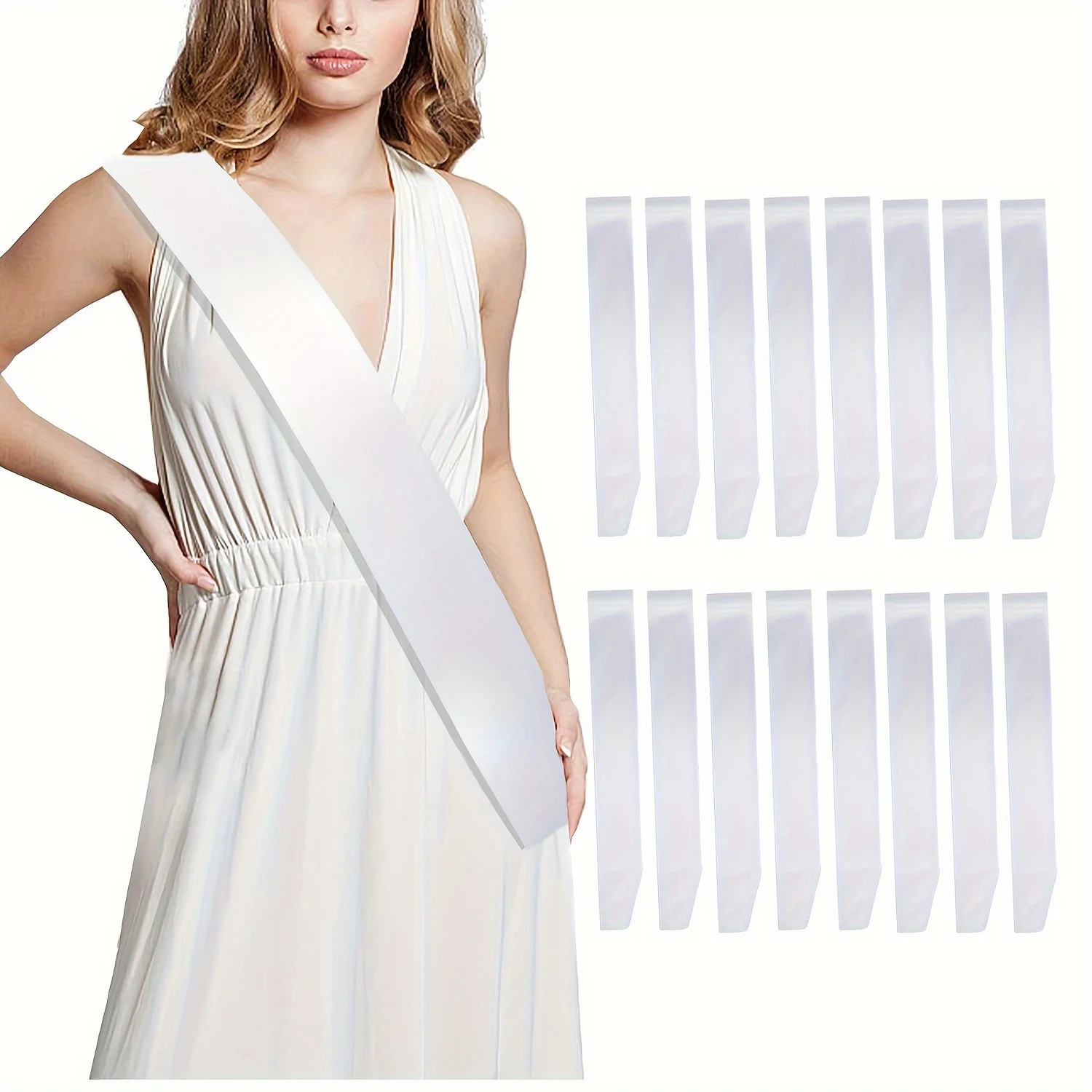 Blank Satin Sash DlY Make Your Own Sash Birthday Party WeddingHen Party Decorations