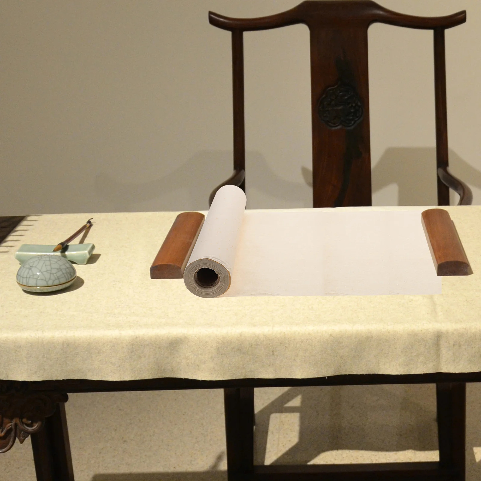 1 لفة شوان للخط الصيني فرشاة الكتابة اللوحة التقليدية فن الأرز الحرفية رسم ممارسة ورقة خفيفة الوزن سومي