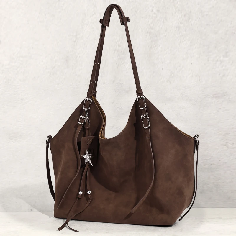 

Large Capacity Tote Bags For Women Luxury Designer Handbags Purses 2025 New In PU Pentagram With Inner Pocket Underarm Shoulder