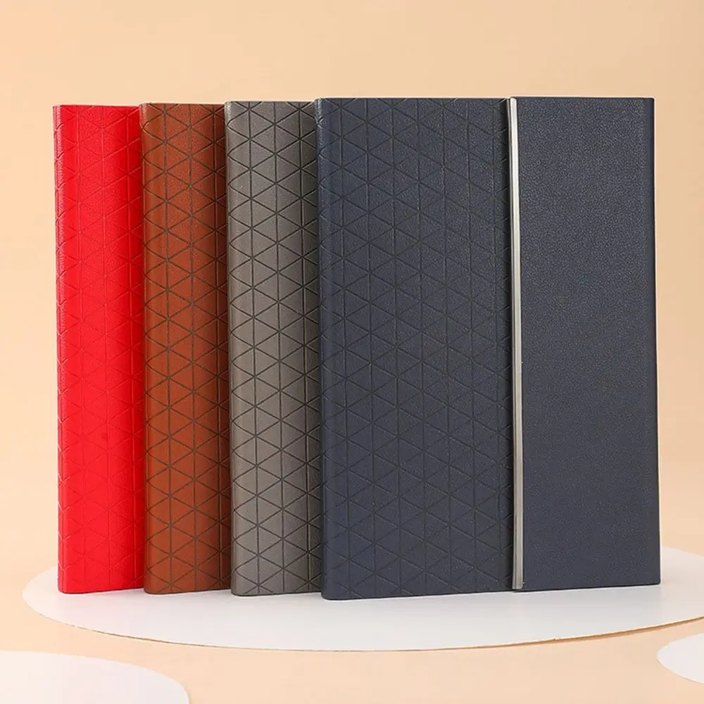 

200 Pages A5 Notebook Magnetic Buckle PU Leather Cover Students Notebook with Bookmark Thickened Paper Diary Gift for Friends