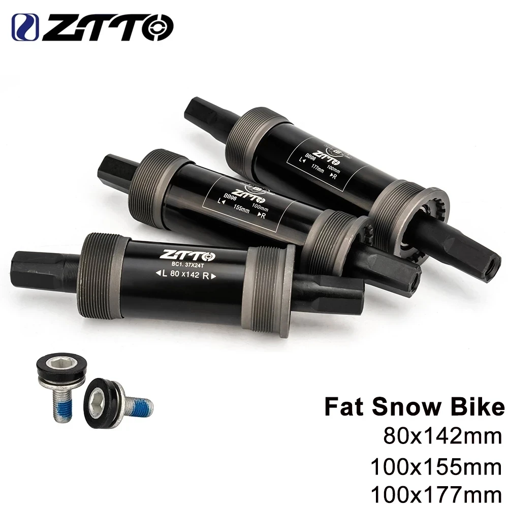 ZTTOSnowBike80mm100mmBSABicycleBottomBracket80x142100x155100x177mmQuareHoleTaperedCrankAxisForFatSnowBike-AliExpress18