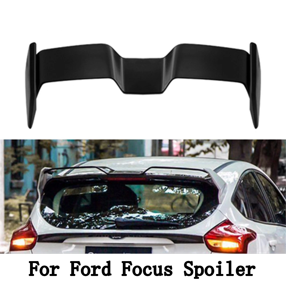 

Car Styling For Ford Focus RS Spoiler 2012 2013 2014 2015 2016 2017 2018 Gloosy Black Rear Trunk Wing Lip Rear Spoiler