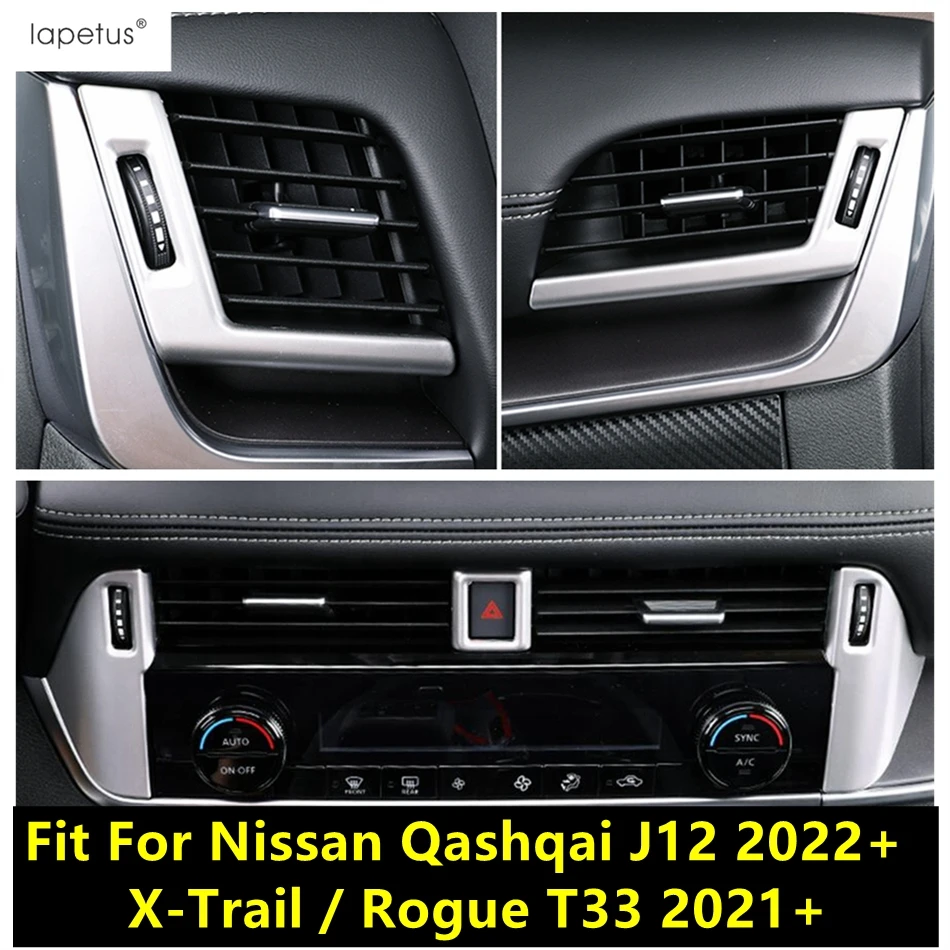 

Middle AC Air Conditioning Outlet Vent Cover Trim Accessory For Nissan Qashqai J12 2022 - 2024 / X-Trail / Rogue T33 2021 - 2024