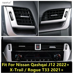 Middle AC Air Conditioning Outlet Vent Cover Trim Accessory For Nissan Qashqai J12 2022 - 2024 / X-Trail / Rogue T33 2021 - 2024