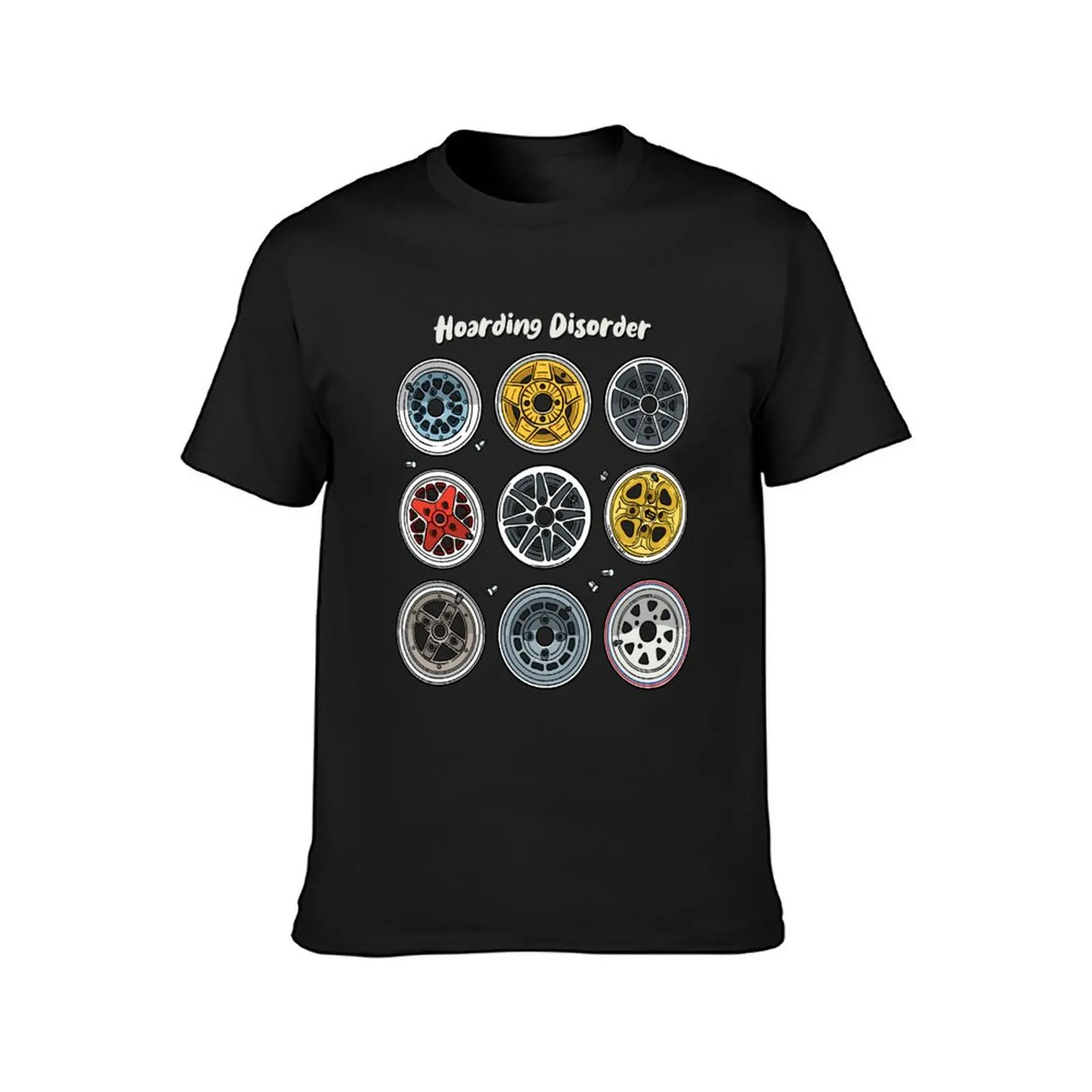 10 inch wheels club T-Shirt summer top anime sweat Men's t-shirts